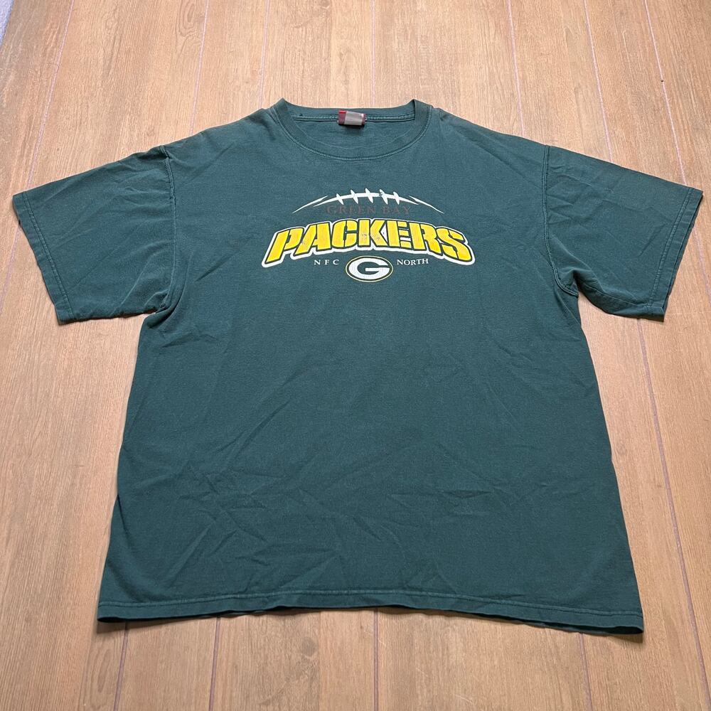 Vintage‎ Green Bay Packers NFL T Shirt Men's XL Y2K Football